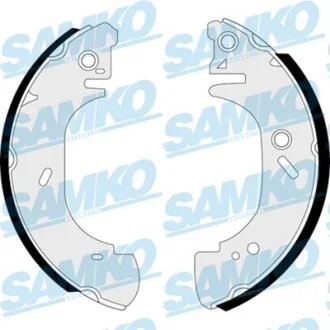 Колодки гальмівні передні Ford Transit 2.0-2.4D (00-06) (LPR-) SAMKO 87400