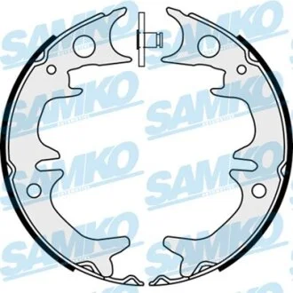 Комплект гальмівних колодок, стоянкове гальмо SAMKO 88380