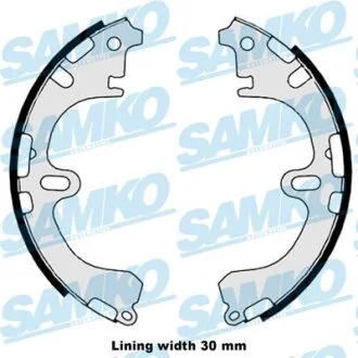 Комплект гальмівних колодок SAMKO 88800