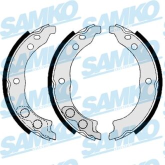 Комплект гальмівних колодок, стоянкове гальмо SAMKO 88900
