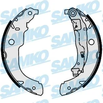 Комплект гальмівних колодок SAMKO 89220