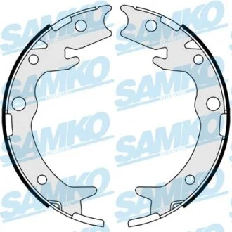 Комплект гальмівних колодок, стоянкове гальмо SAMKO 89790