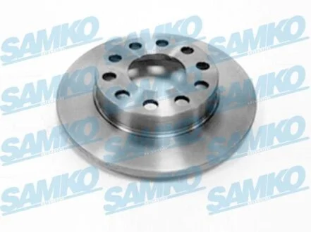 Диск гальмівний зад. Audi A4 B6, B7 (d245x10mm) 00-> SAMKO A1007P