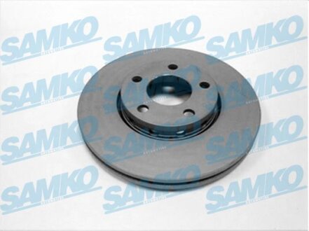 Диск гальмівний пер. VW Passat (96-08), Skoda Superb, (288mmx25mm) SAMKO A1371VR