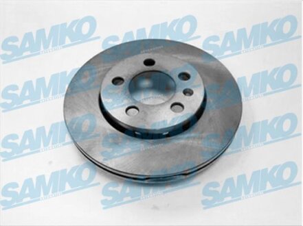 Диск гальмівний пер. VW Bora, Polo 9N, Golf 4/5, Octavia Tour, Fabia (256mmx22mm) (-LPR) SAMKO A1461V