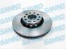 Гальмівний диск SAMKO A1511V (фото 1)