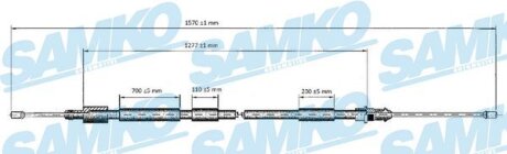 Тросовий привод, стоянкове гальмо SAMKO C0119B