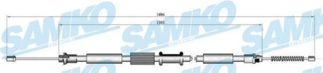 Тросовий привод, стоянкове гальмо SAMKO C0658B