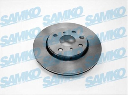 Диск гальмівний пер. Citroen C1, Peugeot 107, Toyota Aygo 05-> (d247x20mm) (LPR-) SAMKO C1004V