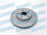 Диск гальмівний пер. Ford Focus II (278mm25mm) (LPR-) SAMKO F1009VR (фото 1)