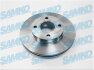 Диск гальмівний пер. Ford Fiesta V/ Focus I (258mmx22mm) (LPR-) SAMKO F1621V (фото 1)