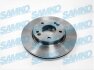 Диск гальмівний пер. Hyundai Tucson 04-&gt;, Sonata, Kia Sportage, Magentis (280mmx26mm) (LPR-) SAMKO K2016V (фото 1)