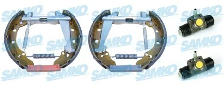 Комплект гальмівних колодок SAMKO KEG326