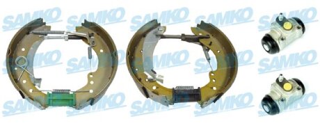 Комплект гальмівних колодок SAMKO KEG348