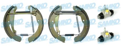 Комплект гальмівних колодок SAMKO KEG612