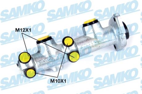 Циліндр гальмівний головний Renault 9, 11, 18, Peugeot 205, Suzuki Vitara (d=19.05mm) (LPR-) SAMKO P12119