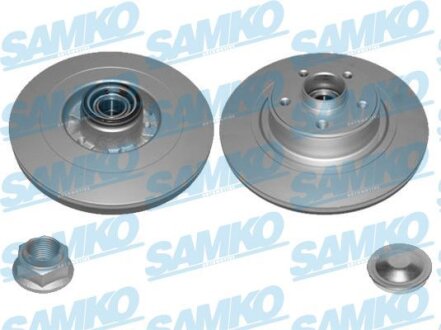 Гальмівний диск SAMKO R1022PRCA
