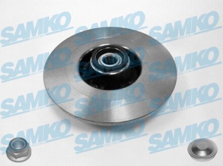 Диск гальмівний зад. Renault Scenic II, Megane II (270mmx10mm) (LPR-) SAMKO R1030PCA