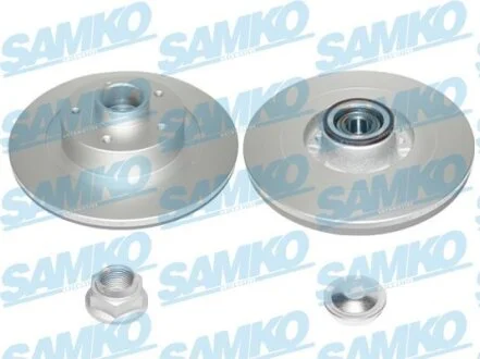 Гальмівний диск SAMKO R1079PRCA