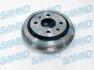 Барабан гальмівний Fiat Uno, Fiorino (77-06), Seat Ibiza (85-93) (d185x36.5) (LPR-) SAMKO S70044 (фото 1)