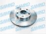 Диск тормозной пер. Toyota Auris, Rav4 00-&gt; (d275x25mm) (LPR-) SAMKO T2878V (фото 1)