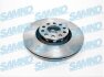 Диск гальмівний пер. Audi A4/A6/VW Passat (00-09) (312mm25mm) (LPR-) SAMKO V2003V (фото 1)