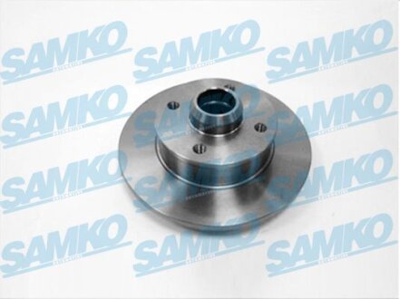 Диск гальмівний зад. VW Golf II-III, Passat B3/B4, Jetta (226x10mm) (LPR-) SAMKO V2241P