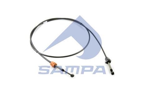 Трос, ступінчаста коробка передач, VOLVO, L: 3365 mm чорний SAMPA 033462