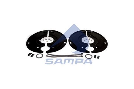 99.00.000.0.72 комплект пыльников барабана на ось (d127/30°/ ø131,5xø447x22 mm) SAMPA 070535
