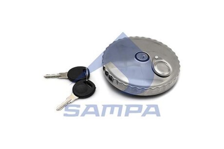 Крышка топливного бака (D=80мм) с замком, алюминиевая SAMPA 096022
