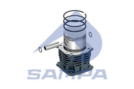Поршень с гильзой компрессора (D=90мм) SAMPA 096.920