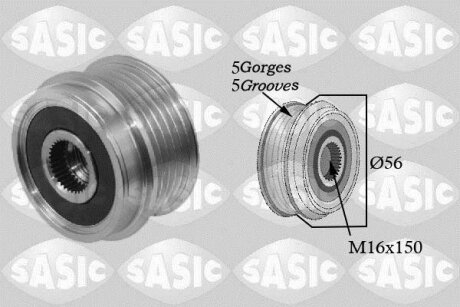 - Шків генератора SASIC 1676002