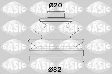 - Пильовик привідного валу SASIC 2003417