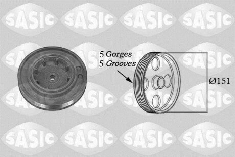 - Шків колінвалу SASIC 2154015