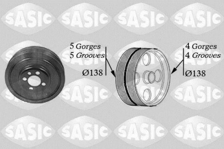 - Шків колінвалу SASIC 2156001