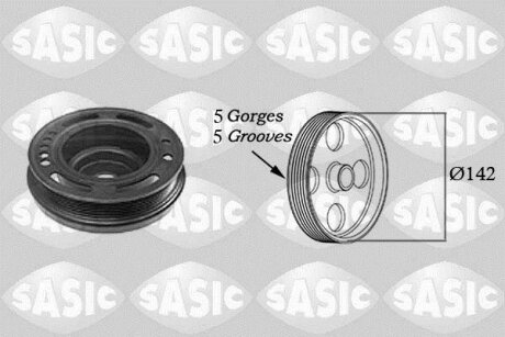 - Шків колінвалу SASIC 2156024