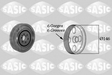 - Шків колінвалу SASIC 2156041