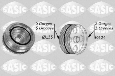 - Шків колінвалу SASIC 2156045