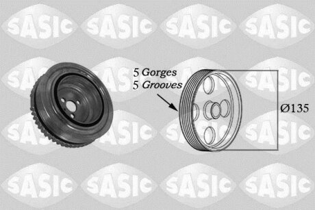 - Шків колінвалу SASIC 2156052