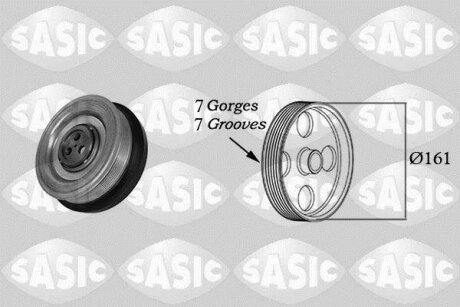 - Шків колінвалу SASIC 2156057