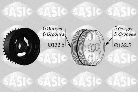 - Шків колінвалу SASIC 2156068
