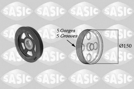- Шків колінвалу SASIC 2156072