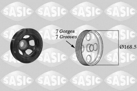 - Шків колінвалу SASIC 2156073