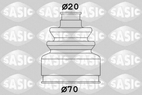 - Пильовик привідного валу SASIC 2873743