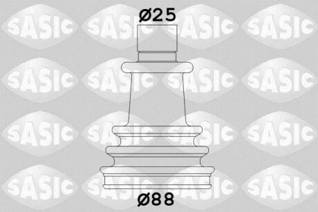 Пыльник привода наружный Master 98x26 2 ровка SASIC 2933633