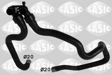 Шланг гумовий сист. охолоджен. SASIC 3400051