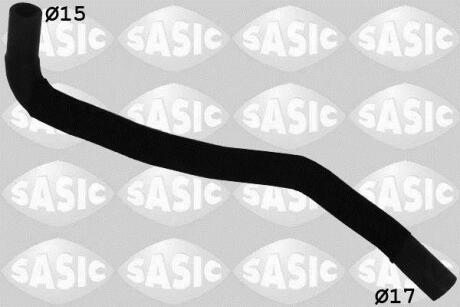 Патрубок радіатора Berlingo/Partner 1.9D DW8 (фланець - пал.фільтр) SASIC 3400083