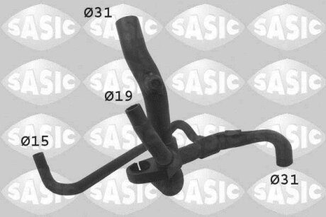 Шланг гумовий сист. охолоджен. SASIC 3404007