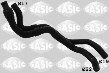 Патрубок радиатора SASIC 3404042