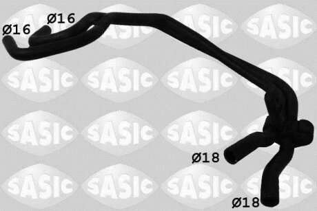 Патрубок радиатора SASIC 3404072